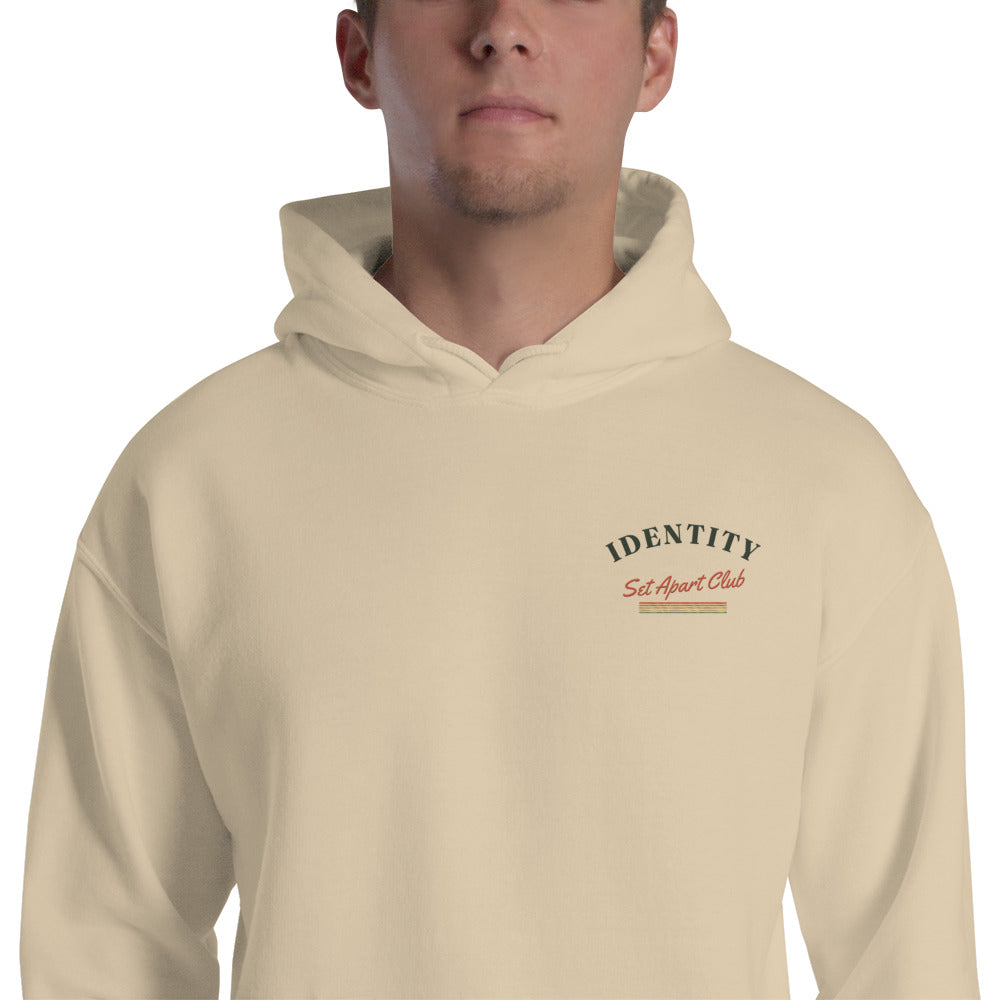 Identity Set Apart Club Embroidered Hoodie in Clubhouse Cream