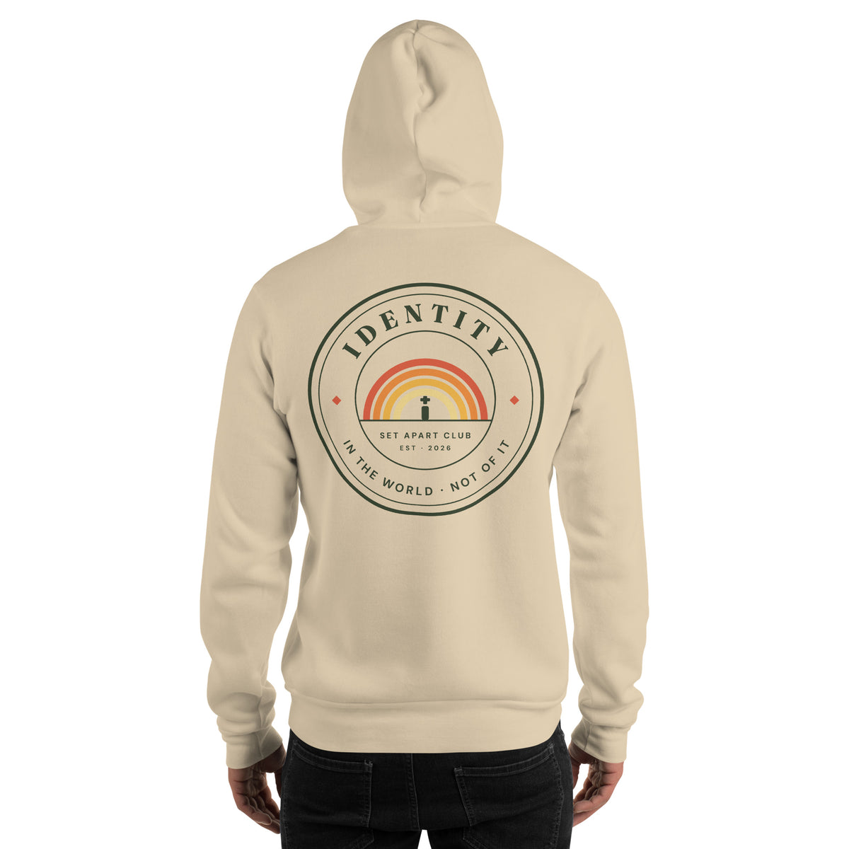 Identity Original Clubhouse Crest Hoodie in Clubhouse Cream