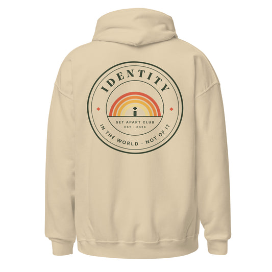 Identity Original Clubhouse Crest Hoodie in Clubhouse Cream