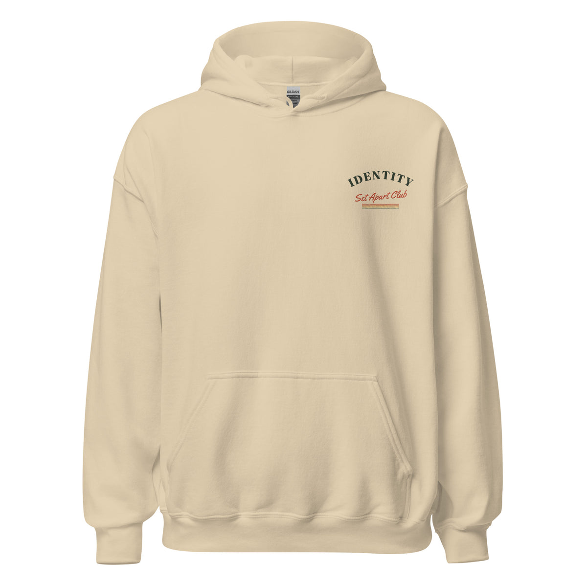 Identity Set Apart Club Embroidered Hoodie in Clubhouse Cream